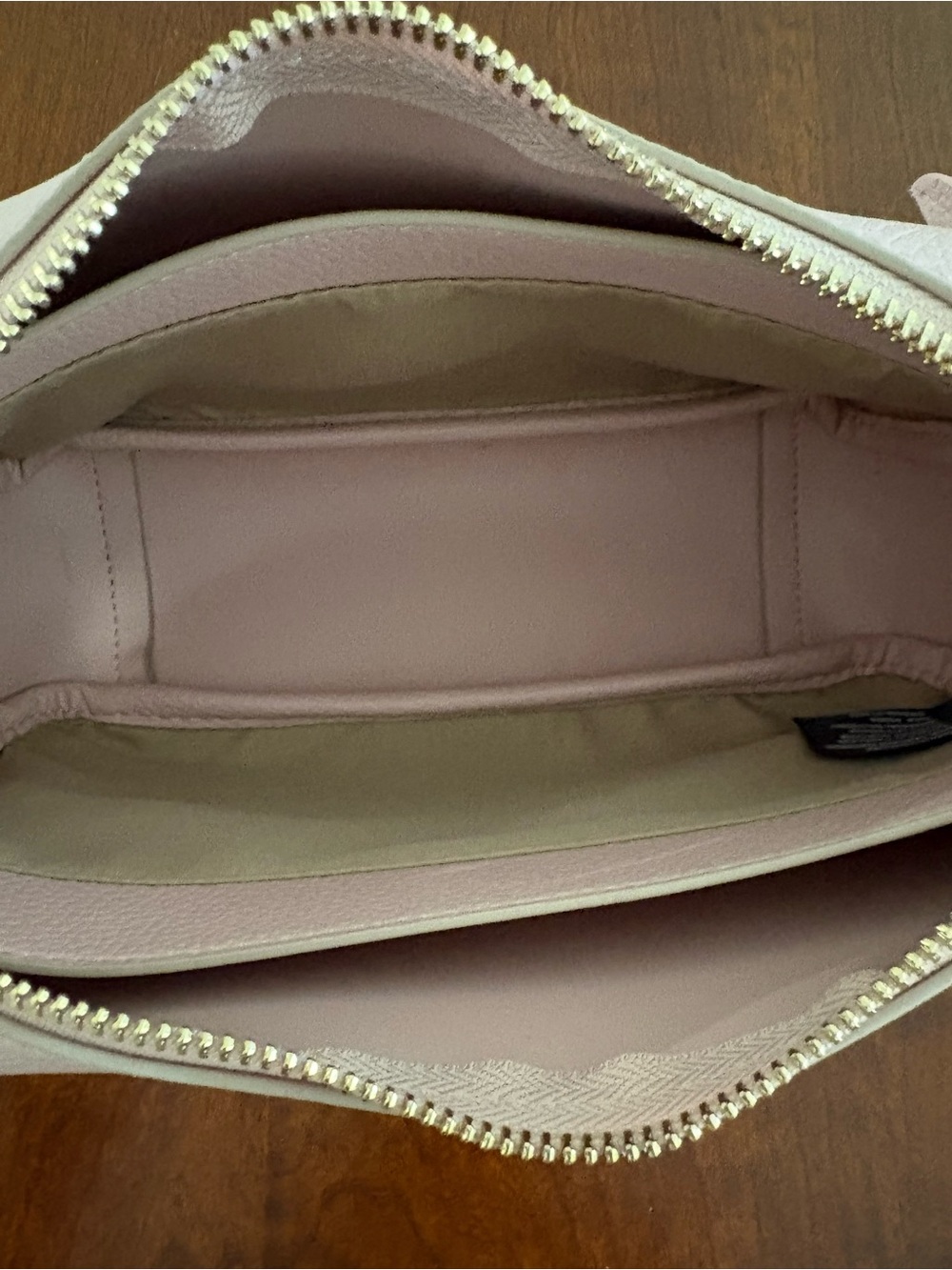 Nanette Lepore Blush Pink Shoulder Bag w/ Floral Charm | Gold Hardware - Picture 5 of 5